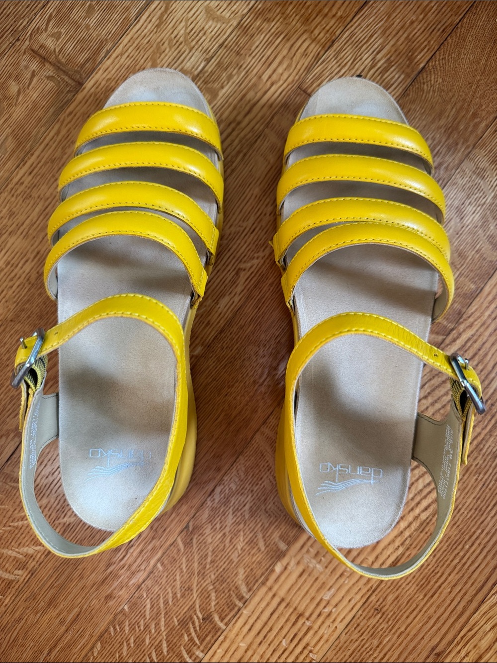 Dansko Roxie Nappa Yellow size 39